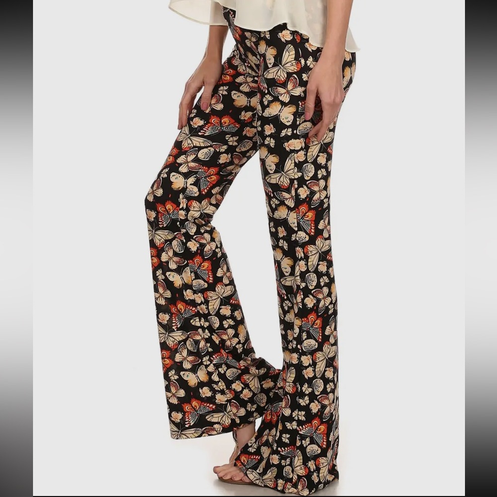 Butterfly Flare Palazzo Pants